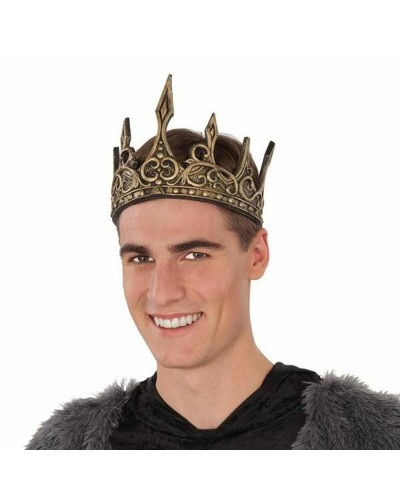 My Other Me Silver Crown with Rhinestones - Queen Costume Accessory
