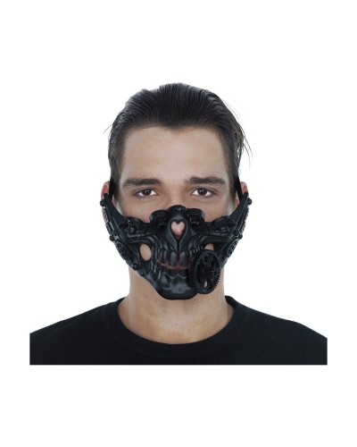 Mask My Other Me Svart One size Steampunk