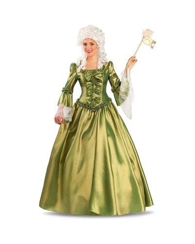 Mon Autre Moi Costume Versailles Vert - Courtisane Baroque Adulte M/L

