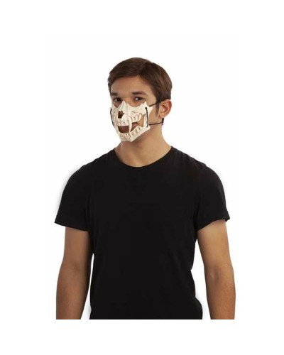 My Other Me Predator Bone Half Mask - One Size - Halloween
