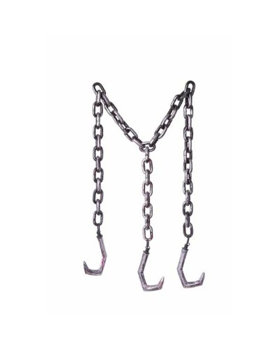 Mein anderes Ich: Metzgerketten Grau, 180cm PVC - Halloween-Accessoire
