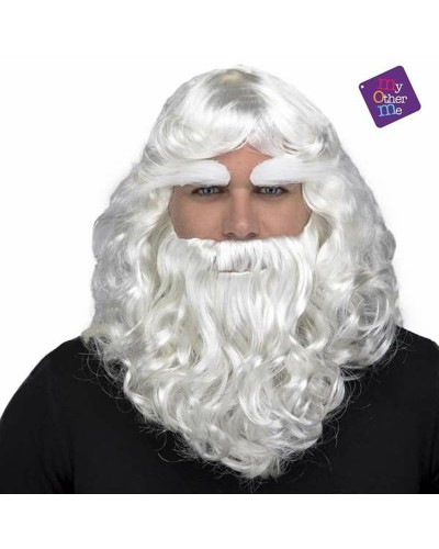 Pruik My Other Me Papá Noel Wit