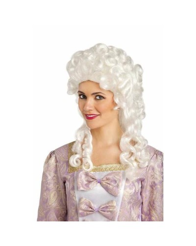 My Other Me Parrucca Versailles Bianca - Stile Barocco per Feste & Cosplay
