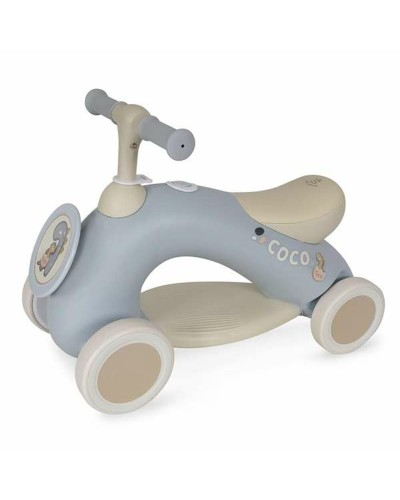 Decuevas Coco: Ride-on Plush Light Grey 60cm - Rocking Horse for Children
