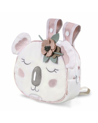 Decuevas Koala: Mini Zaino Scuola Bambina - 20x8x23 cm - Rosa e Grigio
