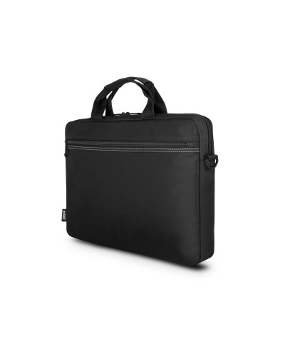 Urban Factory Maletín Portátil 14" Negro - Bolso PC Resistente
