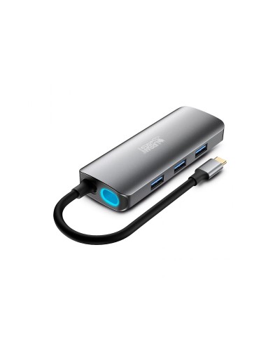 USB-C-keskitin Urban Factory MHC55UF Harmaa
