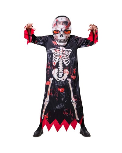 Costume per Adulti My Other Me Scheletro Testa larga