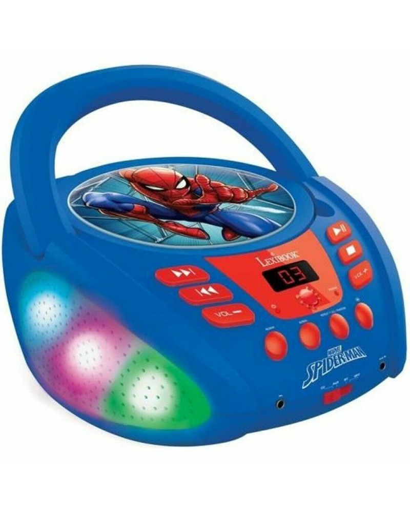 Reproductor Lexibook Spider-Man Luz LED CD Infantil Bluetooth Bluetooth 5.0