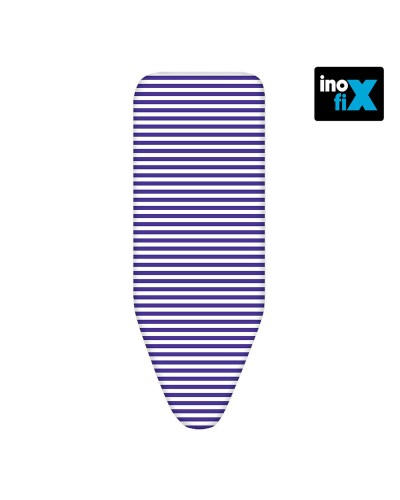 Copri asse da stiro Inofix Power Vap: 130 x 48 cm, azzurro a strisce