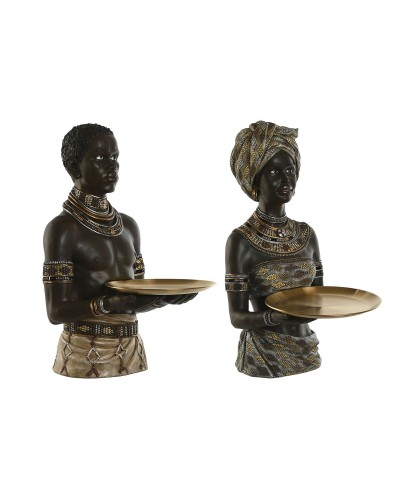 Statues Décoratives ESPRIT (Lot de 2) pour Décoration Intérieure
