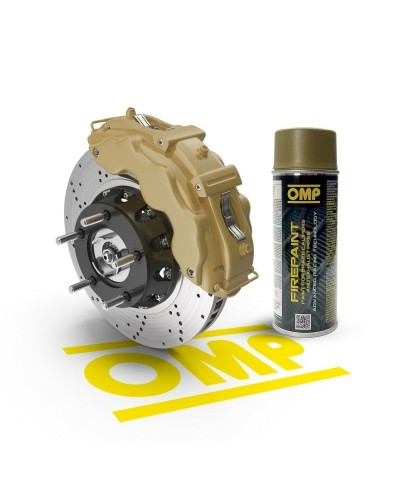 OMP Vernice Spray Pinze Freni 400ml Oro - Alta Temperatura Resistente

