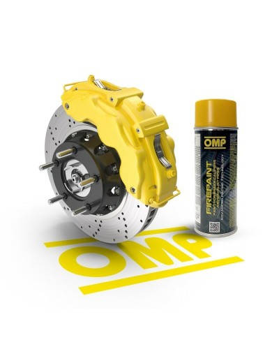 OMP Vernice Spray Pinze Freni Giallo 400ml - Alta Temperatura
