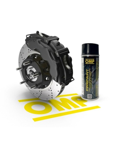 OMP Brake Caliper Spray Paint 400ml Black High Temperature
