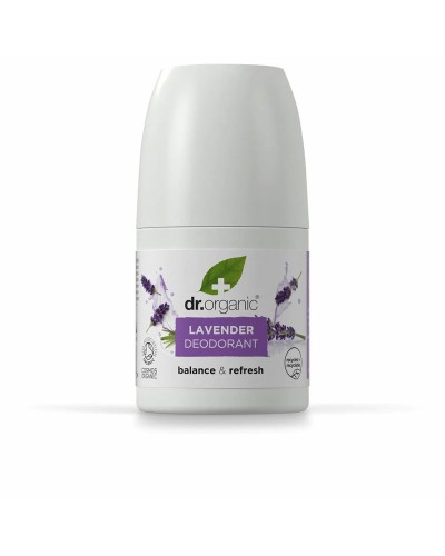 Dr. Organic Lavender Deodorant 50ml - Natural, Soothing, Gentle

