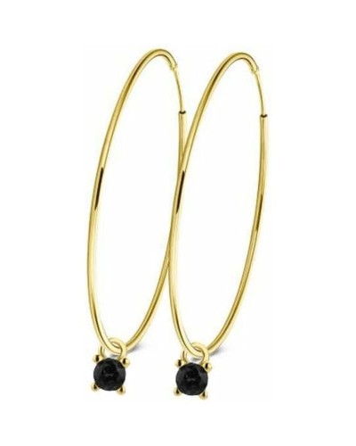 New Bling 9NB-1109 Silver Earrings, Crystals - Elegant and Luminous
