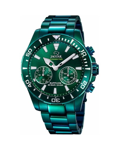 Jaguar J990/1 Montre Homme Vert - Chronographe Sportif
