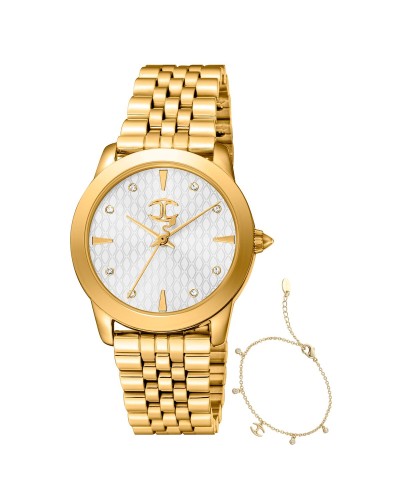 Just Cavalli Women's Watch Stainless Steel Silver - Elegant Design
