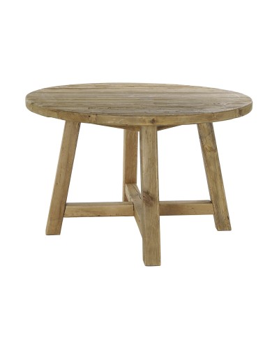 Eettafel DKD Home Decor Natuurlijk Pijnboom 120 x 120 x 76 cm