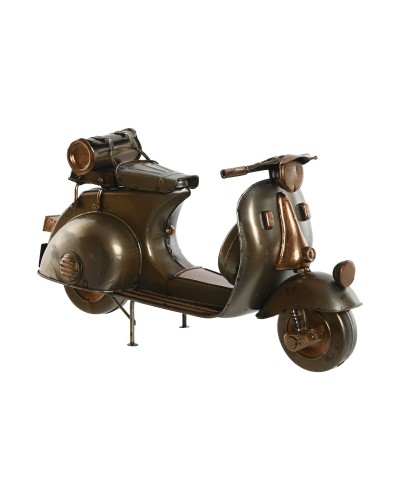 Decorative Figure Home ESPRIT Champagne Silver Vespa Vintage 28 x 11 x 17 cm