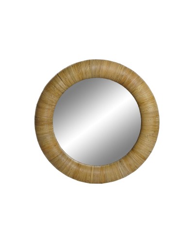 Miroir mural Home ESPRIT Naturel Tropical 80 x 7 x 80 cm