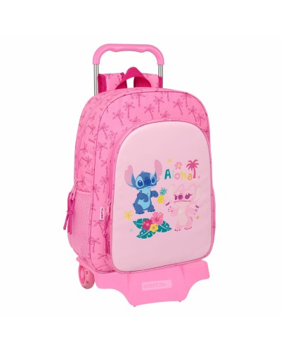 Mochila Escolar Lilo & Stitch Chill Rosa 33 x 42 x 14 cm