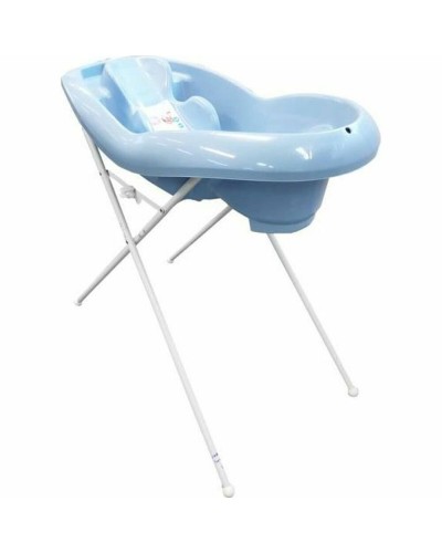 ThermoBaby Bañera Lagoon Azul: Ergonómica & Segura para el Baño
