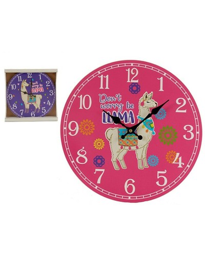 Orologio Parete Fiamma Design Moderno Cucina Soggiorno Diametro 30cm
