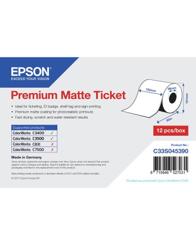 Printer Labels Epson C33S045390