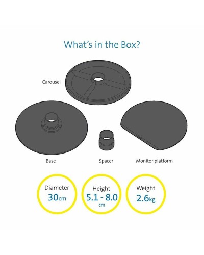 Kensington K52787WW Non-Slip Mouse Pad Black - Ergonomic for Mouse and Keyboard
