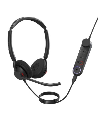 Jabra Evolve2 50 MS Stereo - Auricolari USB-A con Microfono, Ottimizzati per Microsoft Teams
