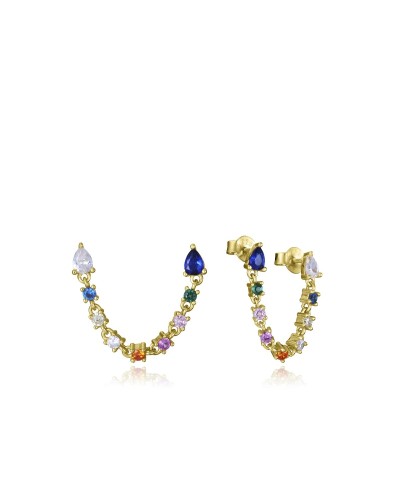 Viceroy 925 Sterling Silver Earrings for Women - Elegant Drop Earrings 9132E100-39
