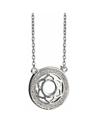 Damen Halskette New Bling Silber mit Kristallen - Elegantes Modeschmuckstück
