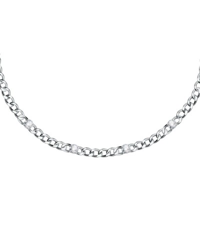 Collana Donna Morellato Gemma SAUZ27 - Acciaio, Cristalli, Elegante
