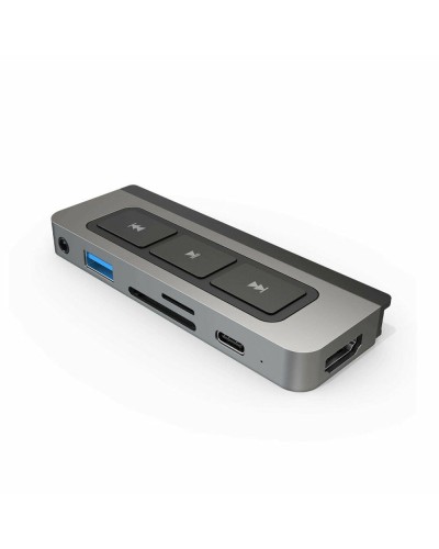 USB Hub Hyper HD449 Grey Silver