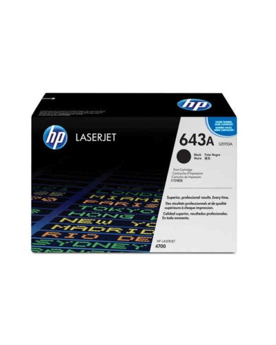 Original Toner HP 643A Svart