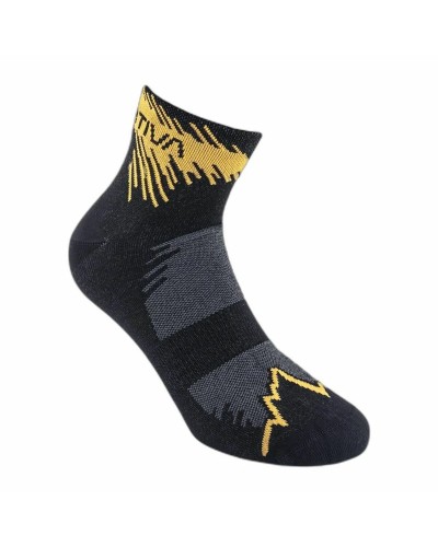 La Sportiva Fast Running : Chaussettes de Sport Techniques Noires, Respirantes
