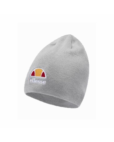 Ellesse Brenna Beanie Grigio Chiaro - Cappello Invernale Unisex Logo Ricamato
