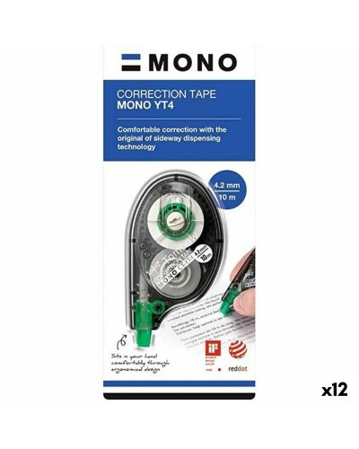 Tombow Mono Korrekturroller 4,2mm x 10m - 12er Pack

