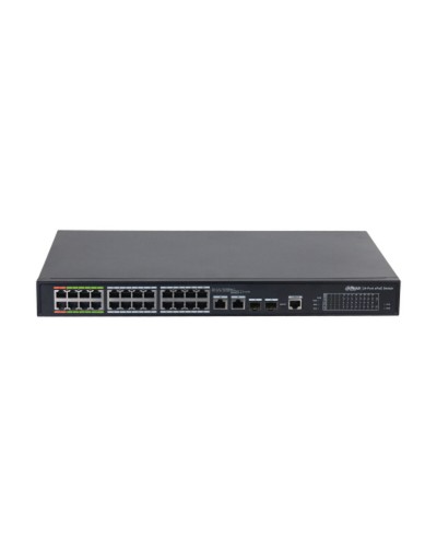 Dahua Switch DH-LR2226-24ET-360-V2, 24 Port PoE+, 360W, Long Distance
