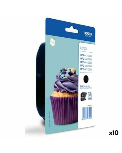 Originele inkt cartridge Brother MFC-J4410DW/MFC-J4510DW Zwart (10 Stuks)