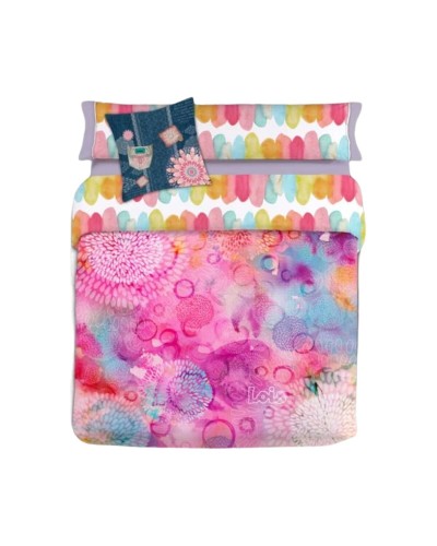 Single Blanket 3 Pieces Lois Festival P. Mauve: Softness and Comfort for your Rest
