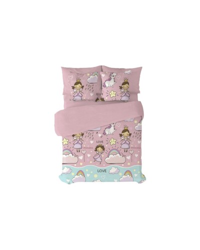 Bettwäsche-Set Einzelbett Morgana Rosa von Pierre Cardin, 3-teilig
