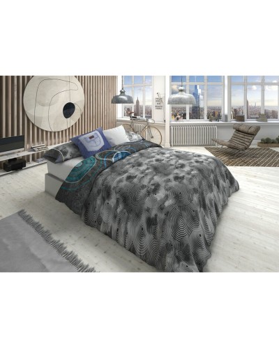 Dekbedovertrek set Lois ORLANDO P. Grijs Bed van 150/160 2 Onderdelen 3 Onderdelen