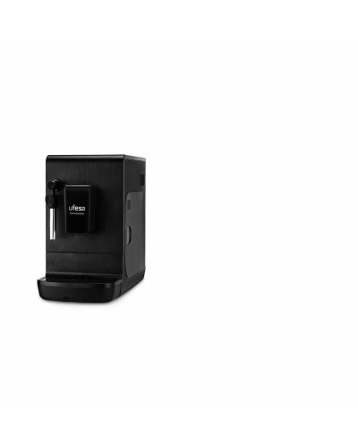 UFESA Sensation: Kaffeevollautomat Schwarz, Integriertes Mahlwerk
