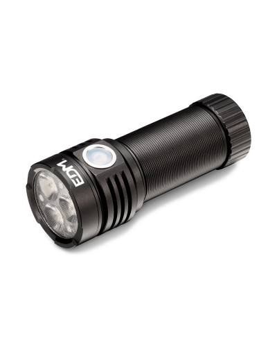 Torcia LED EDM 30W Alluminio Nero Potente Illuminazione Portatile
