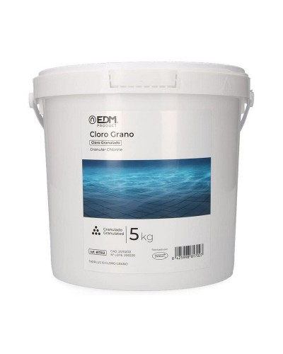 Chlore Piscine Multiaction EDM Fusion - Chlore, Anti-algues, Floculant 5 kg
