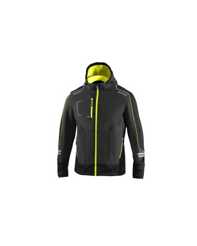 Sparco Tech TW Veste Sport Homme Jaune/Gris - Sport Automobile & Loisirs
