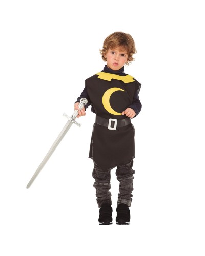 My Other Me Disfraz Guerrero Medieval Negro 3-6 Años - Disfraz para Niños
