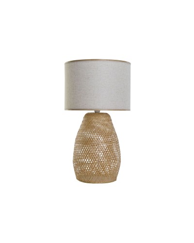 Bureaulamp DKD Home Decor Bruin Natuurlijk Bamboe 50 W 220 V 40 x 40 x 71 cm